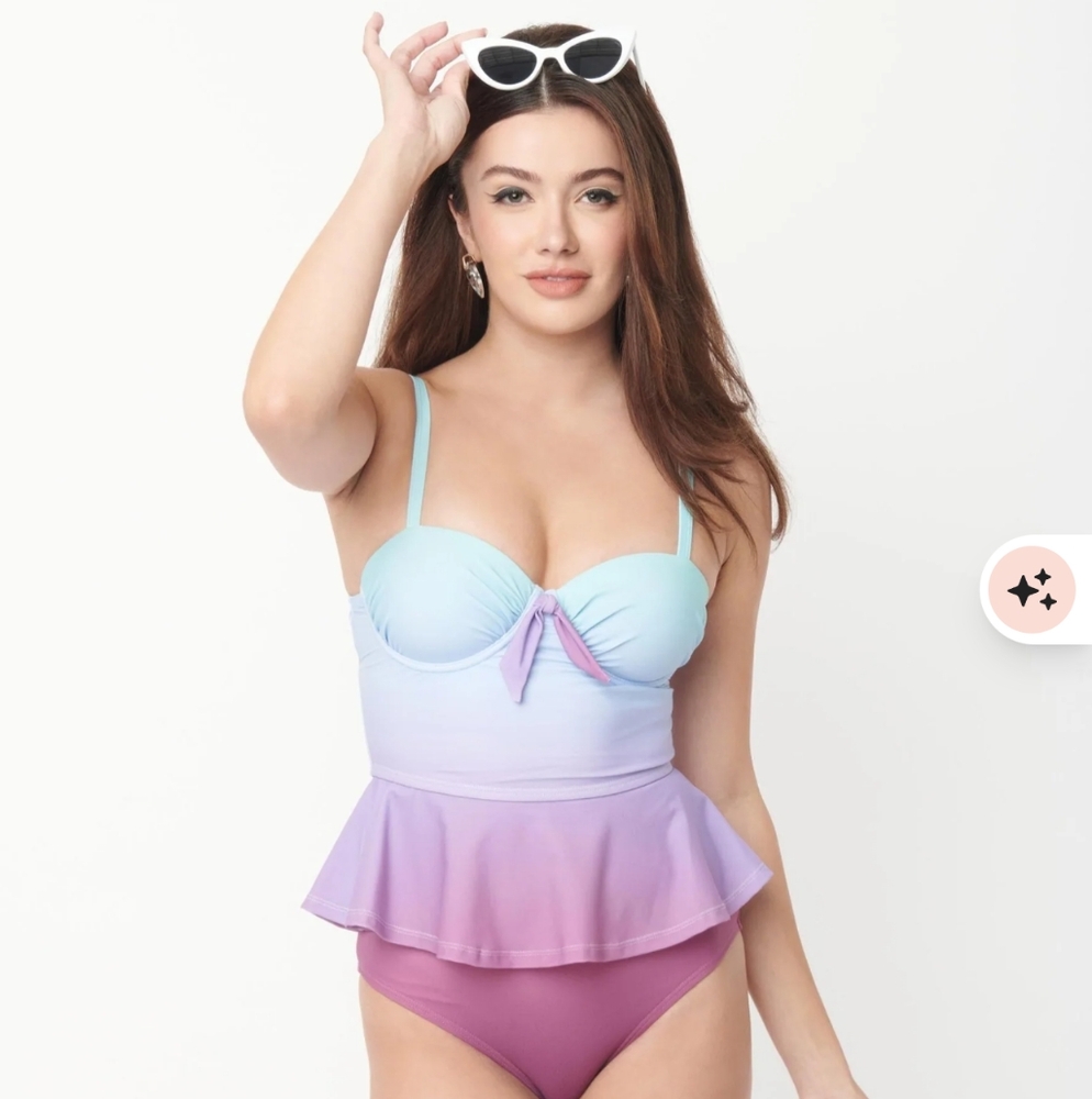 Unique Vintage Pastel Bikini